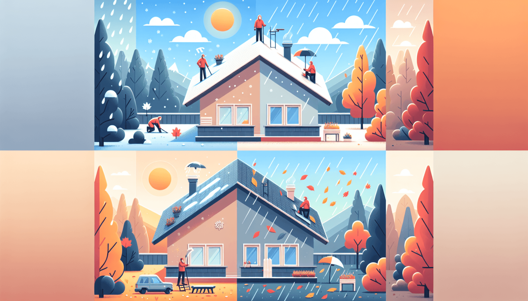 Seasonal Roof Care: Preparing for Winter, Spring, Summer, and Fall